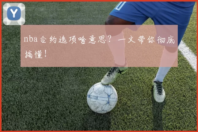 nba合约选项啥意思？一文带你彻底搞懂！