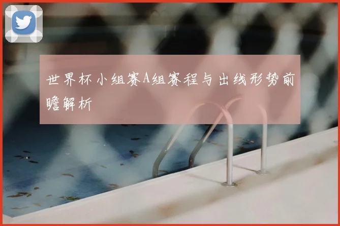 世界杯小组赛A组赛程与出线形势前瞻解析